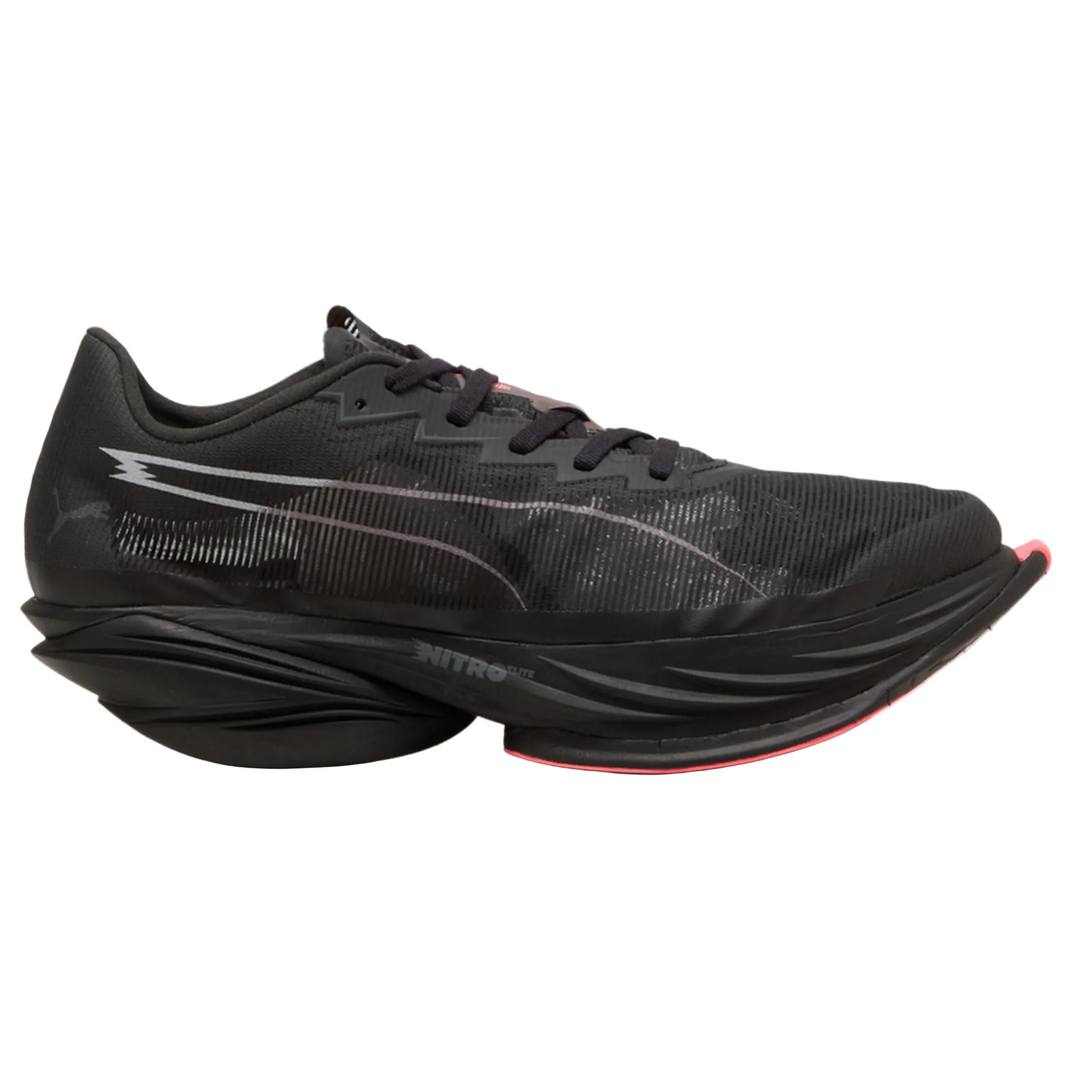 Puma Mens Fast-R NITRO Elite 3 - Puma Black/Ultra Red - Neutral - AW26