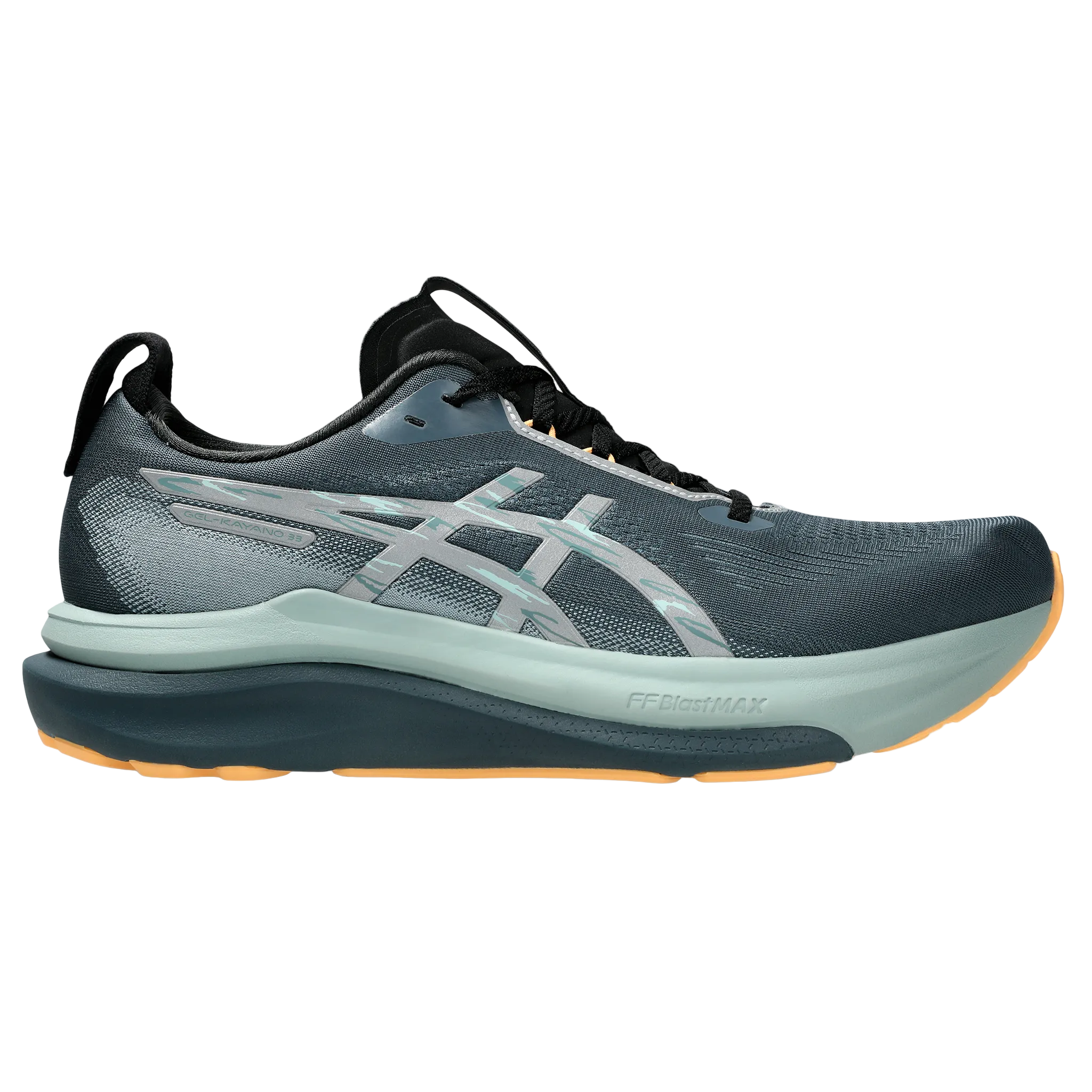 Asics Mens Gel Kayano 33 Lite-Show - Lite-Show/Orange Glow - Stability - AW26