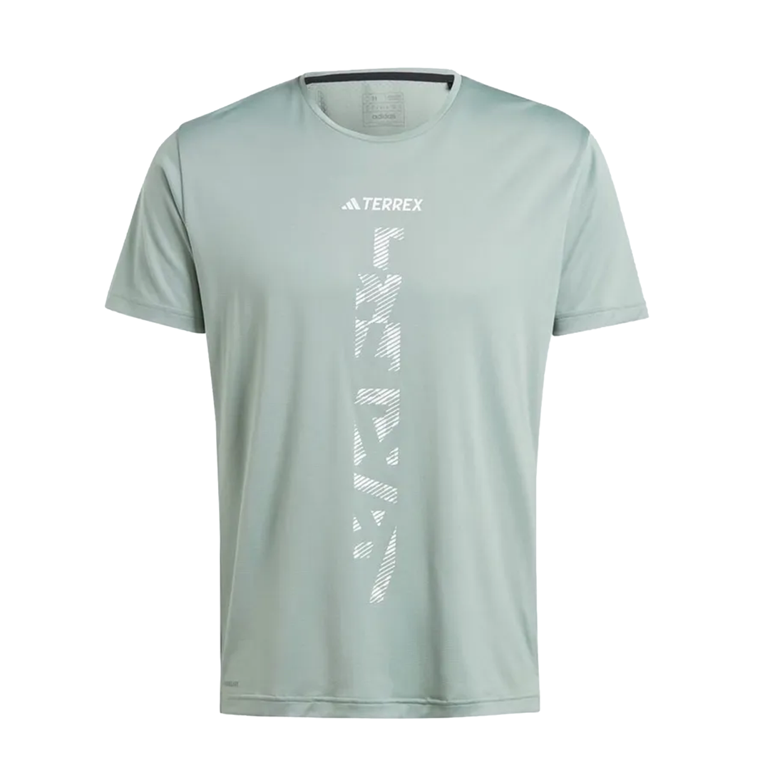 Adidas Mens Terrex Agravic Trail Tee - Green