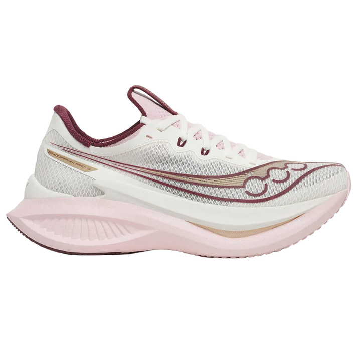 Saucony Womens Endorphin Pro 5 - Ivory/Silk - Neutral - AW26