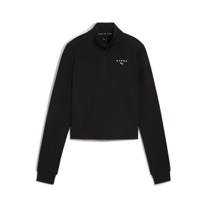 Puma x Hyrox Womens Cloudspun 1/4 Zip - Puma Black - AW26