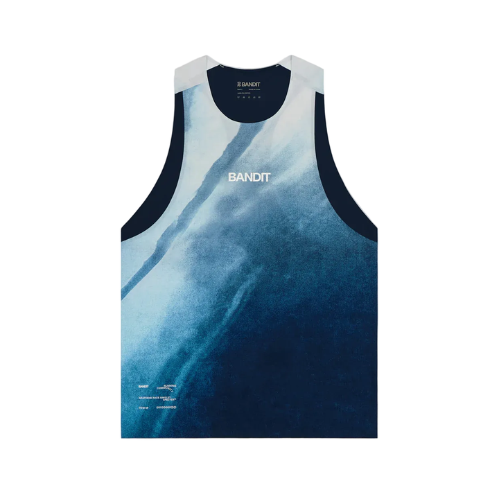 Bandit Mens Specter™ Race Singlet - Undertow Ink Blue - SS26