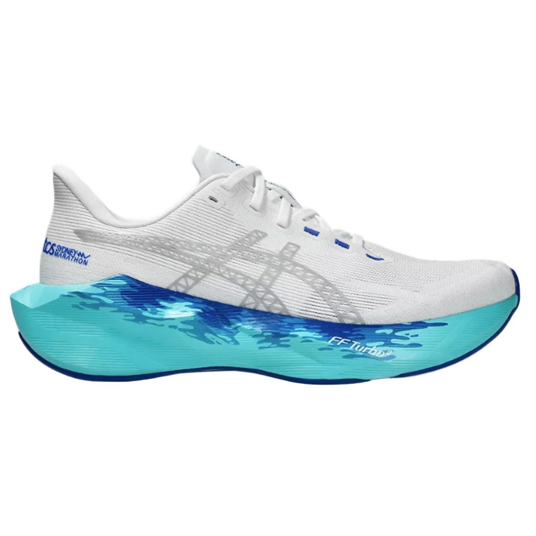 Asics Unisex Novablast 6 Sydney - White/Ice Mint - Neutral - AW26