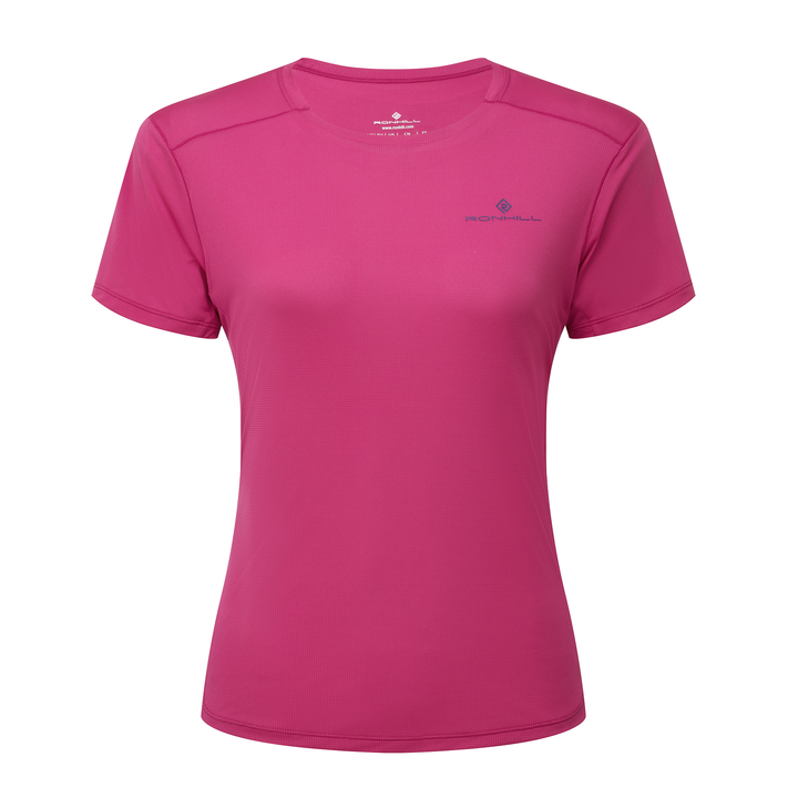 RonHill Damen Tech S/S T-Shirt – Exuberance/Classic Blue – SS26