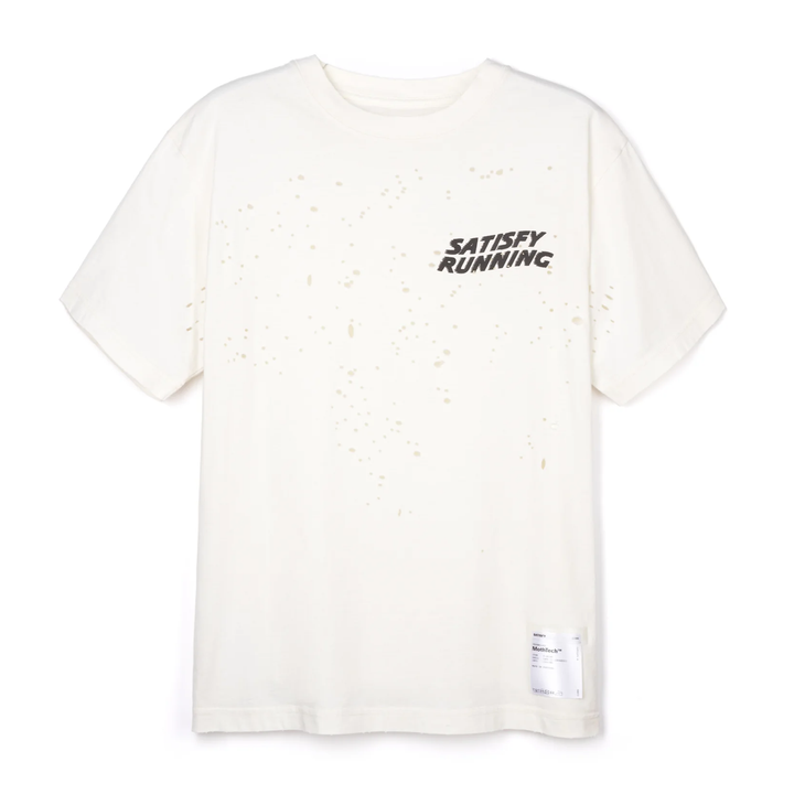 Satisfy Herren MothTech T-Shirt – Off-White – SS26