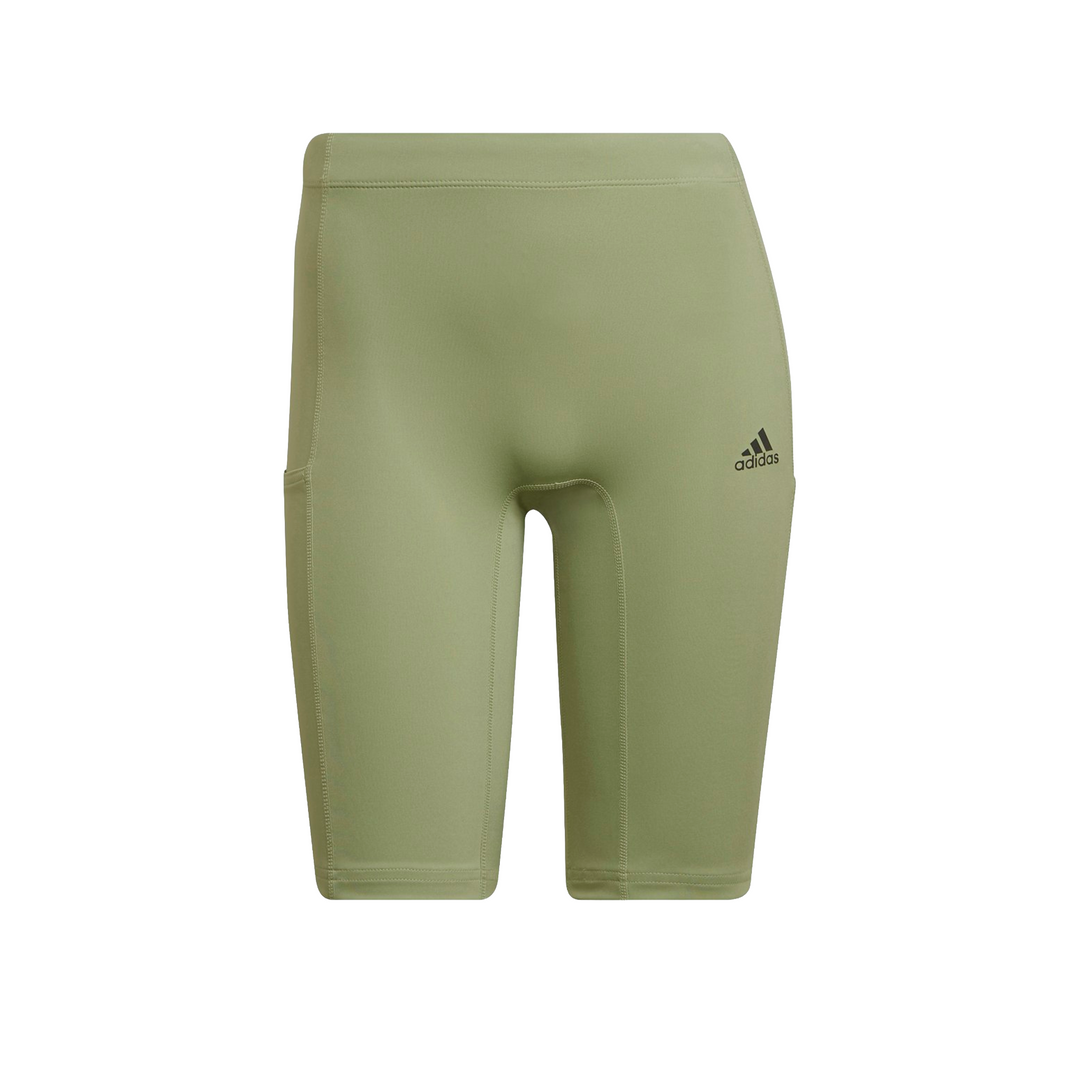 Adidas Womens Run Fast Shorts - Lime