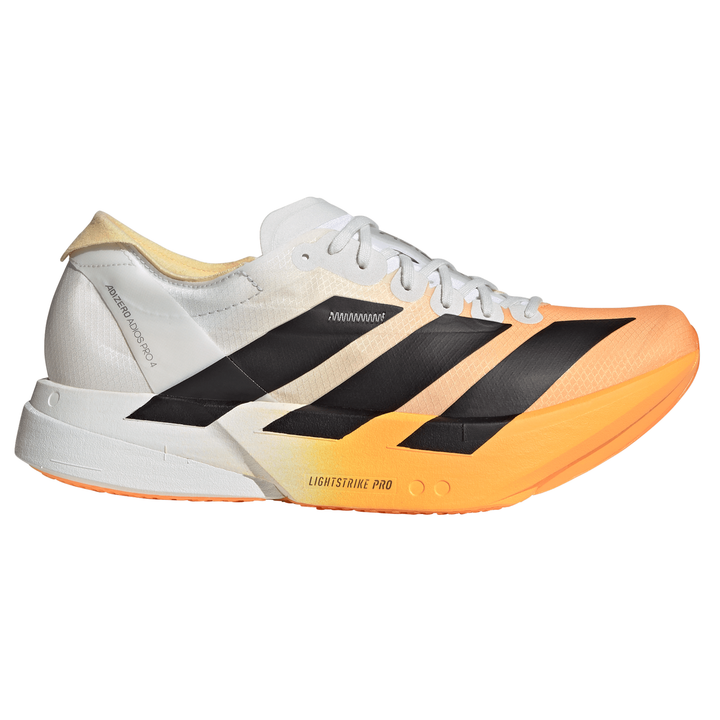 Adidas Mens Adizero Adios Pro 4 - Lucid Tangerine/Core Black/Crystal White - Neutral - AW26