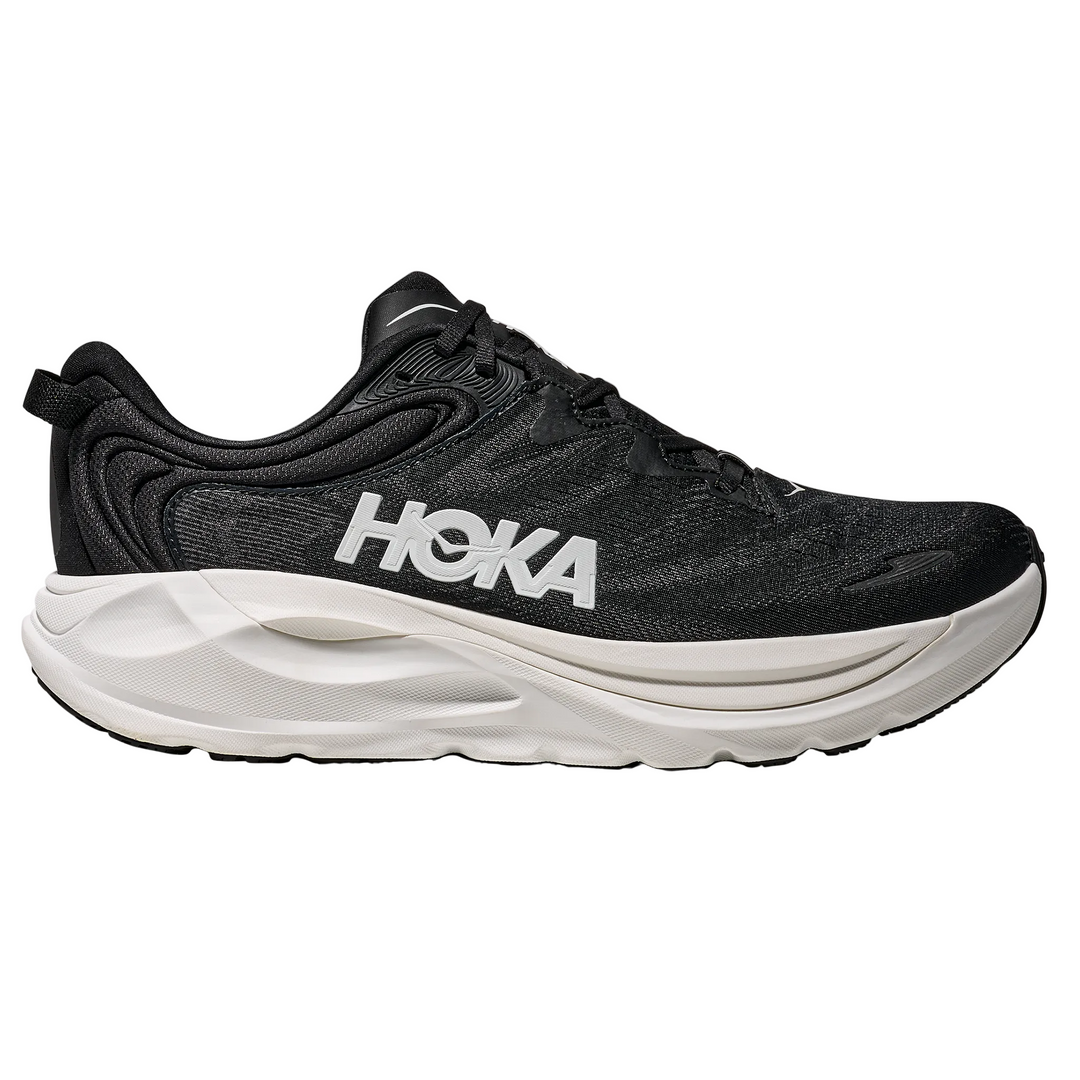 Hoka Hommes Gaviota 6 - Noir/Blanc - Stabilité - SS26