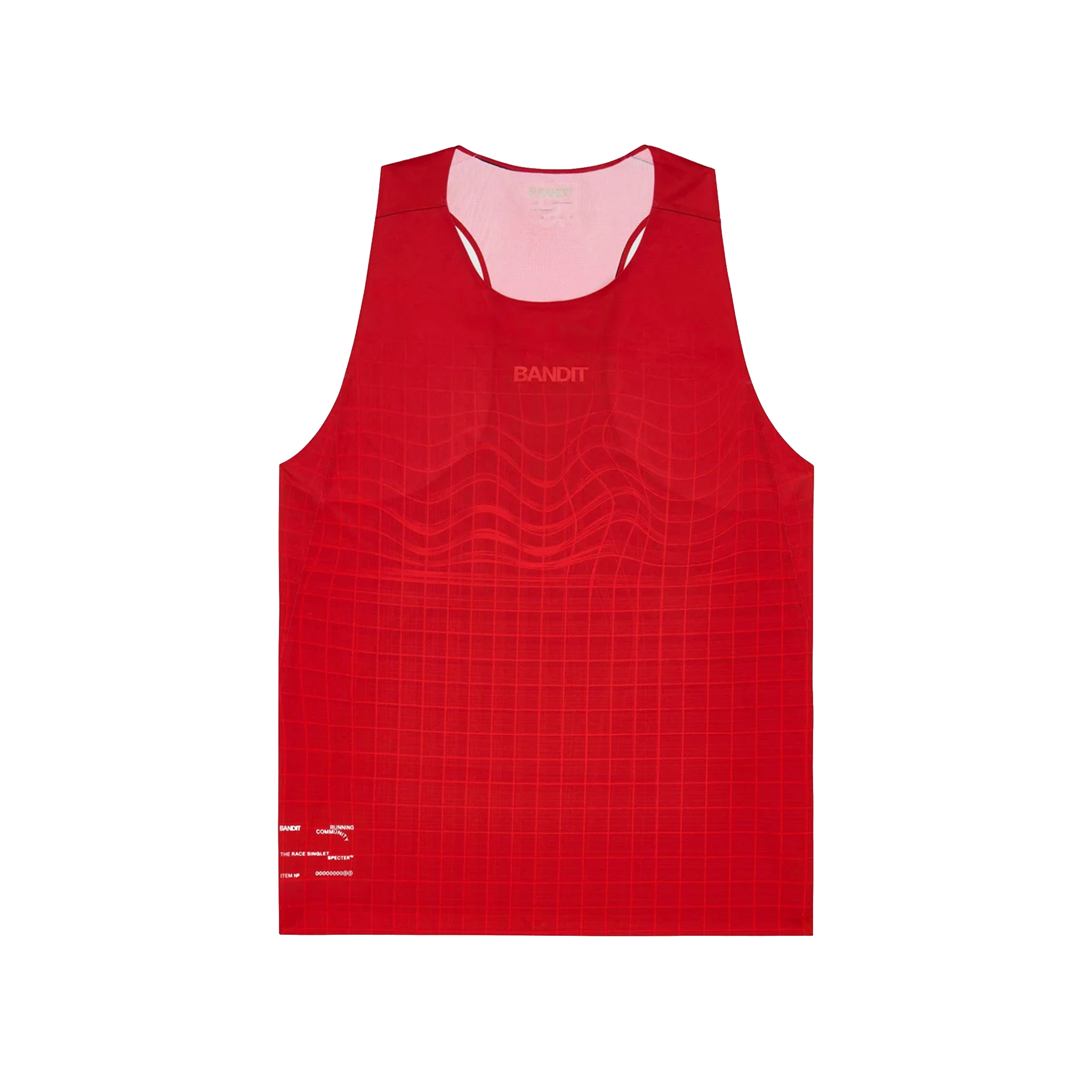 Bandit Men's Specter Race Singlet with Flo pack - Oxide Red - AW26