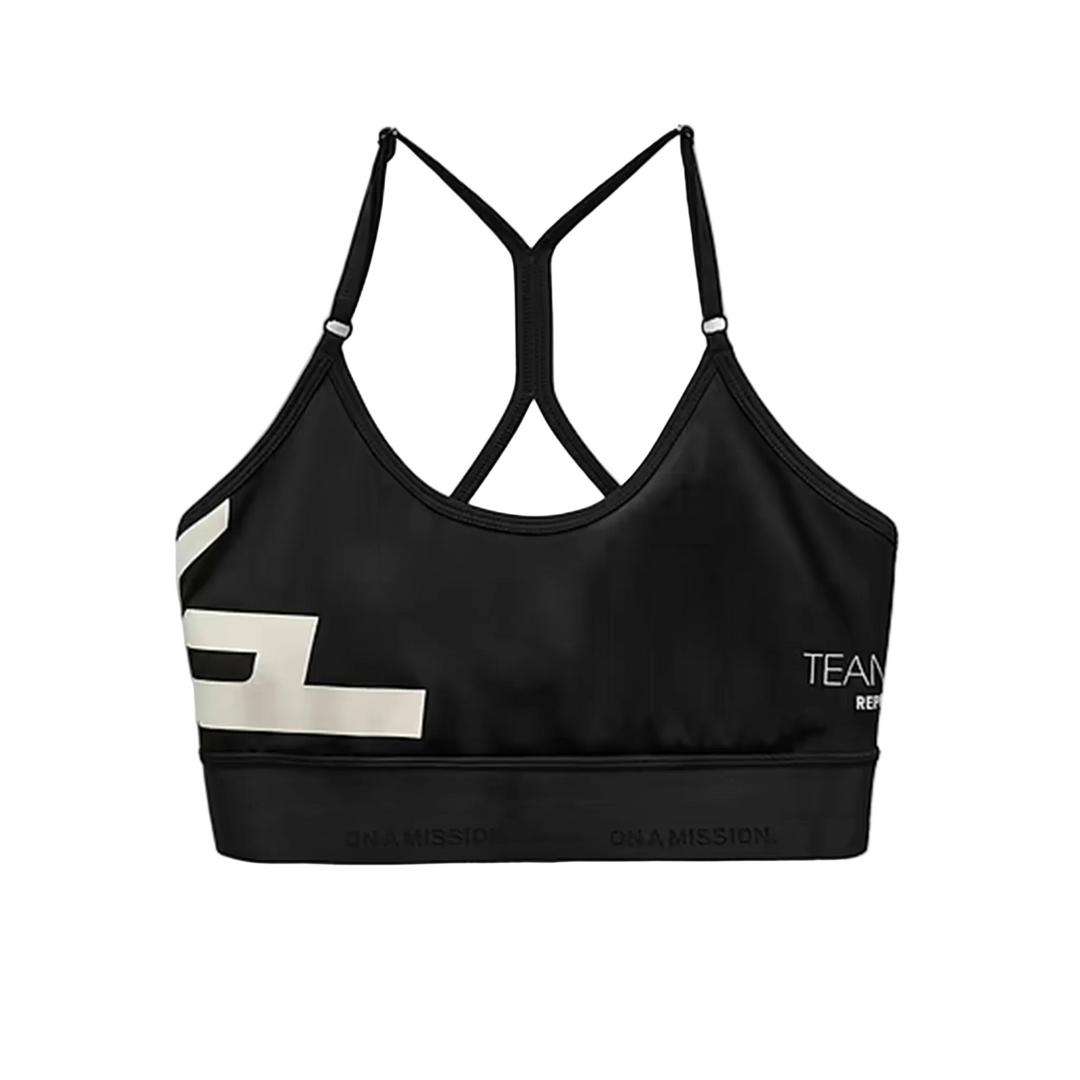 247 Represent Womens Motion Low Impact Bra - Black - AW26