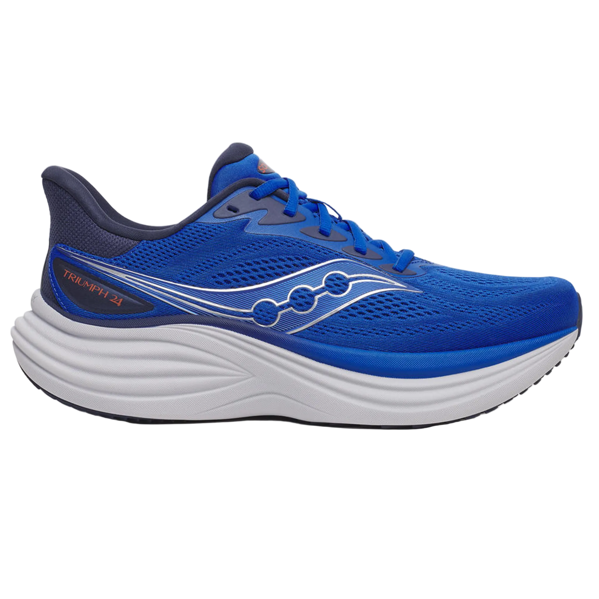 Saucony Mens Triumph 24 - Lapis/Silver - Neutral - AW26
