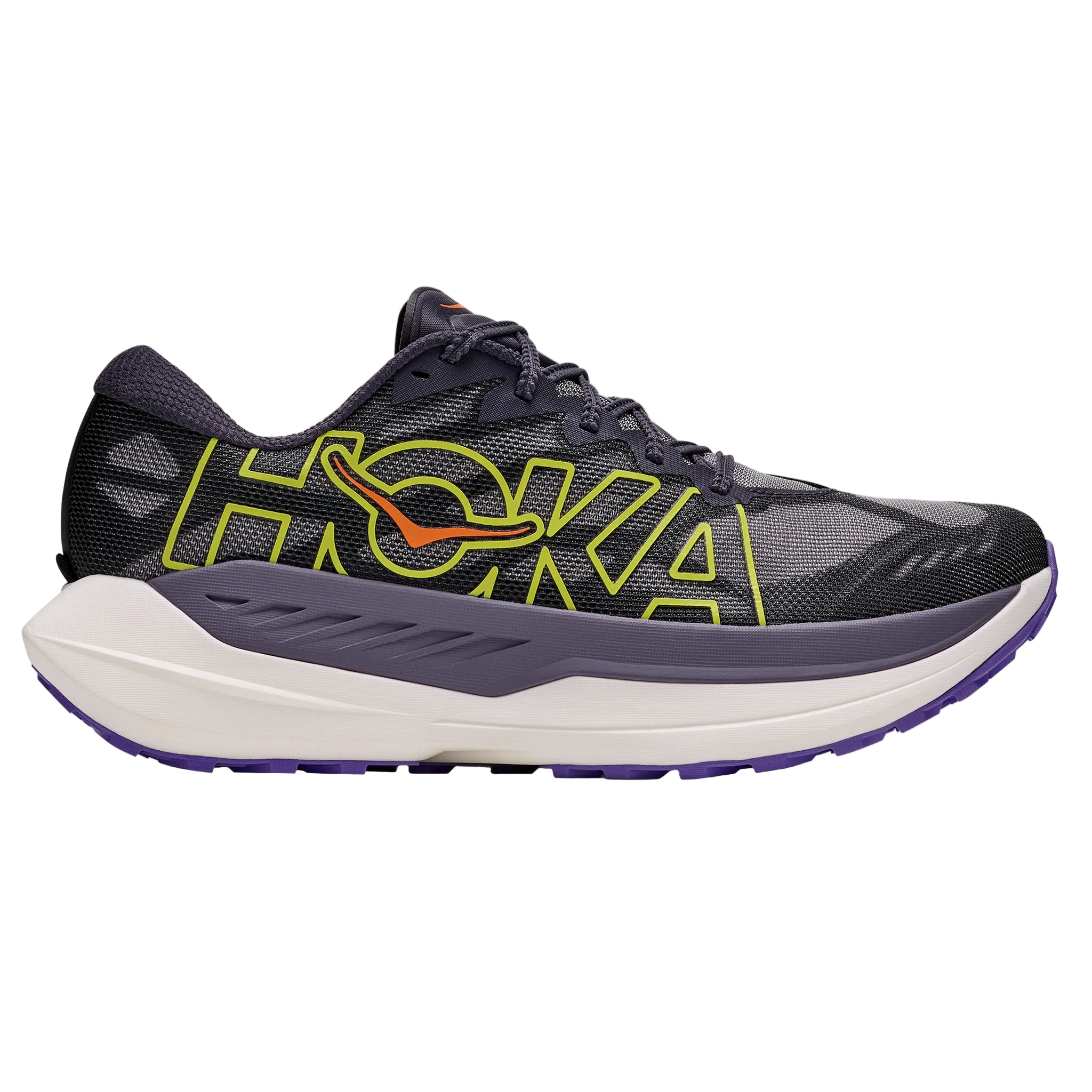 Hoka Mens Rocket X Trail - Squid Ink/Neon Nebula - Trail - AW26
