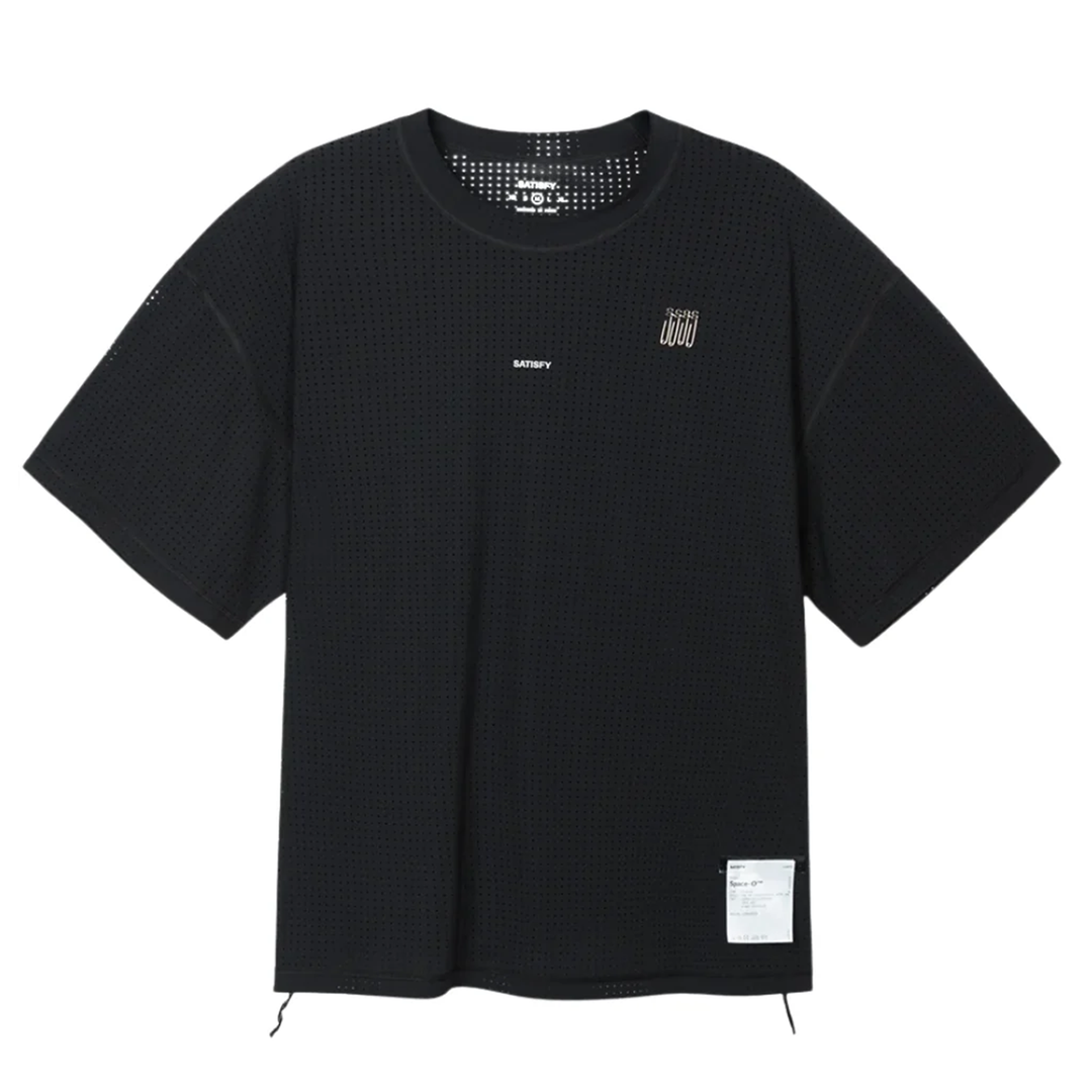 Satisfy Mens Space-O Tee - Black - AW26