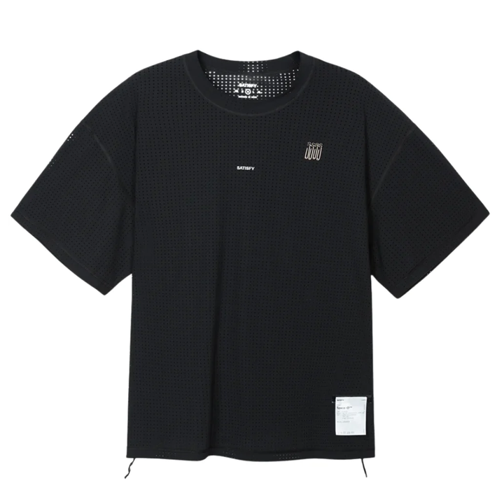 Satisfy Mens Space-O Tee - Black - AW26