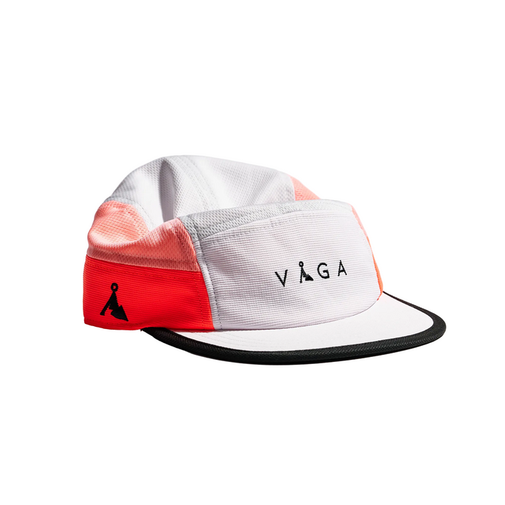 Vaga Club Cap - White/Coral/Neon Peach - SU26