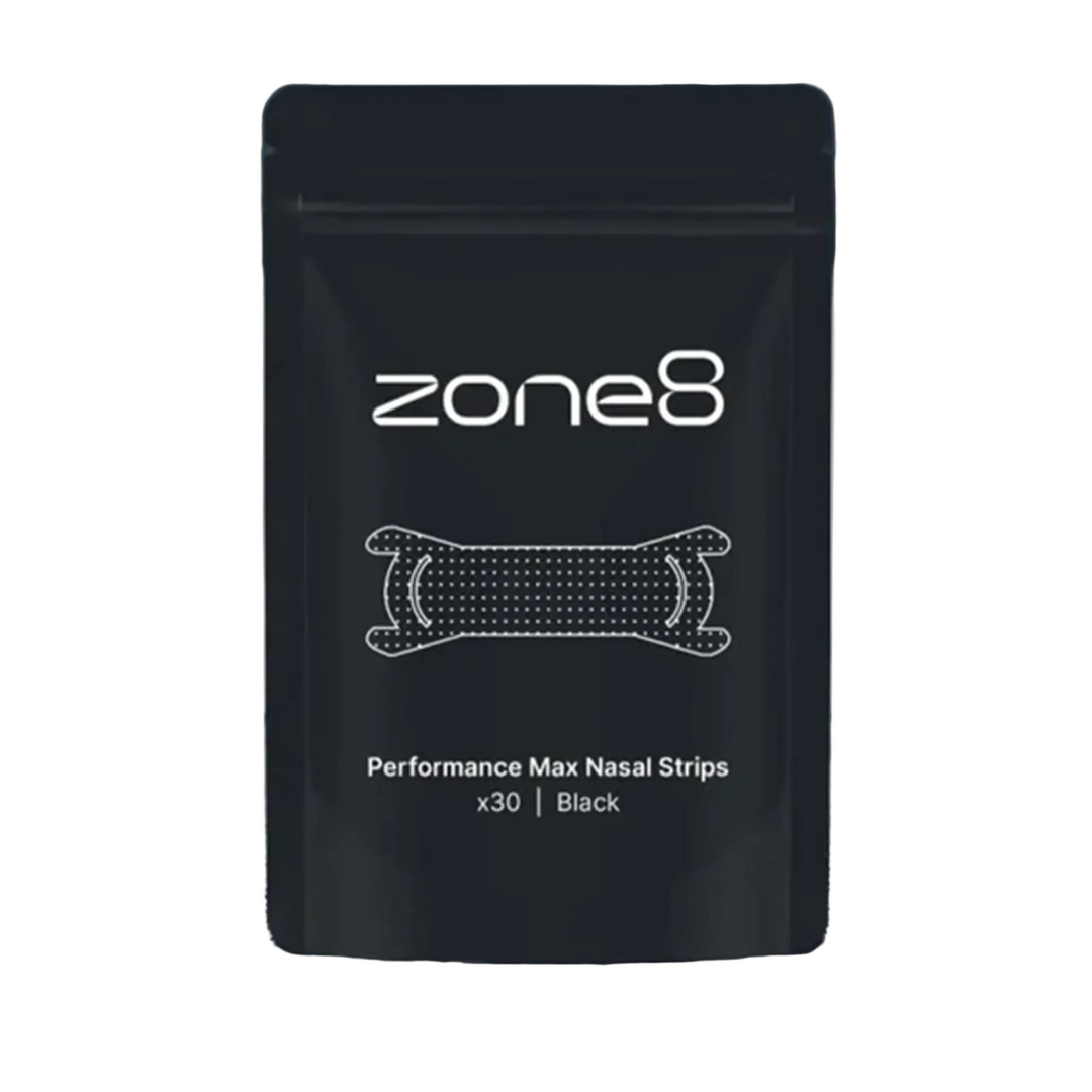 Zone8 Performance Max Nasal Strip - Black - Pack of 30