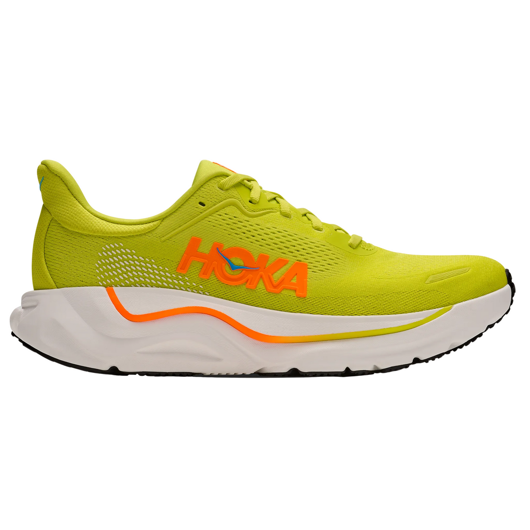 Hoka Mens Arahi 9 Wide - 2E Width - Hoka Citrus/Neon Tangerine - Stability - AW26