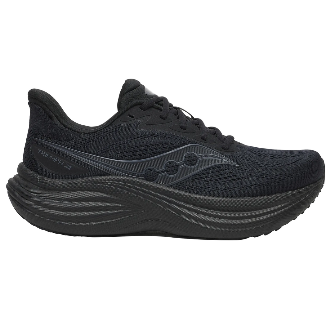 Saucony Mens Triumph 24 - Triple Black - AW26