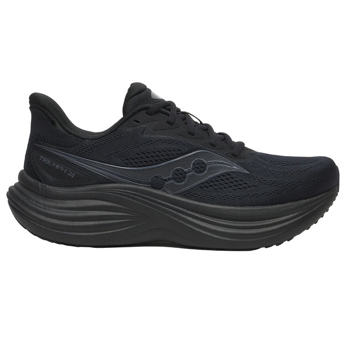 Saucony Mens Triumph 24 - Triple Black - AW26