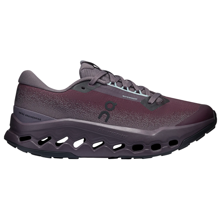 ON Womens Cloudsurfer Trail 2 WP - Urchin/Pebble - Trail - AW26