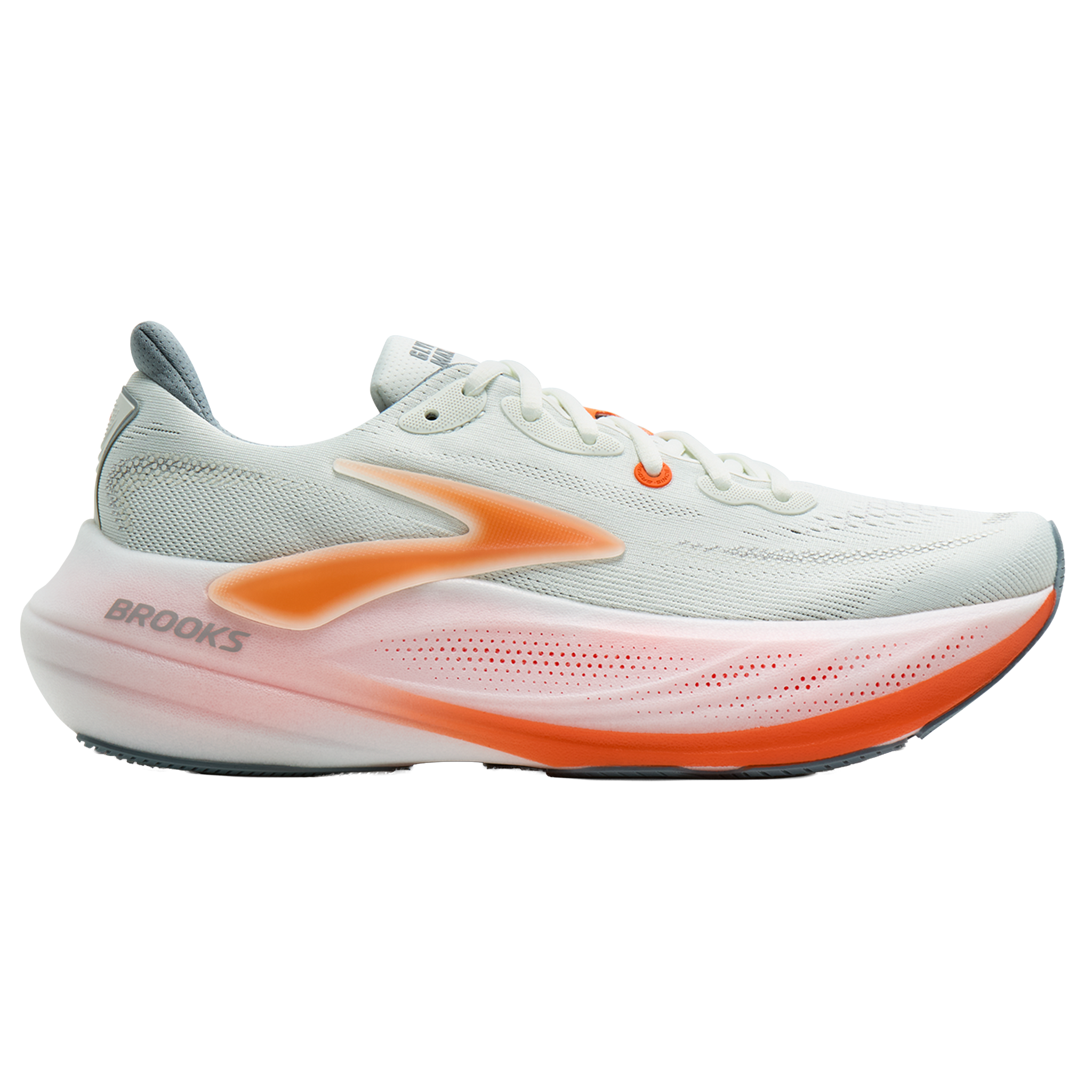 Brooks Mens Glycerin Max 3 - Grey/Night Owl/Red Orange - Neutral - SS27