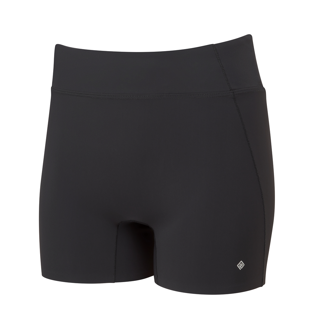 RonHill Womens Tech Race Stretch Short - All Black - SS26