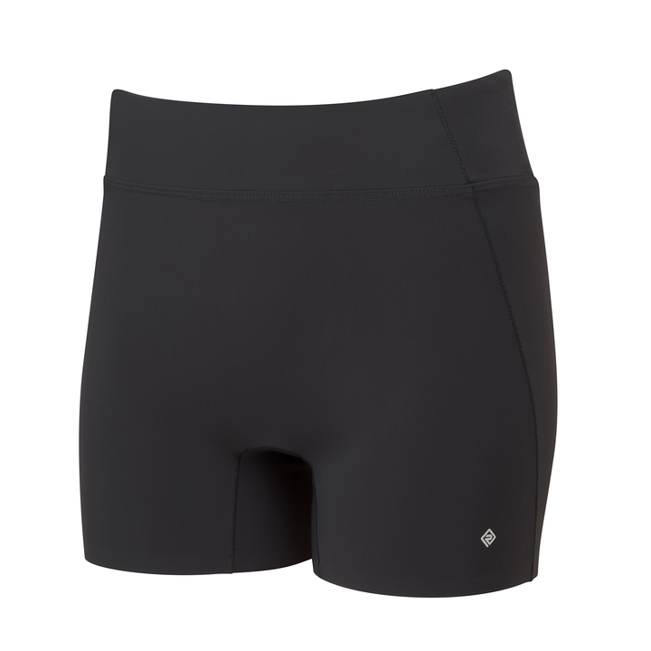 RonHill Womens Tech Race Stretch Short - All Black - SS26