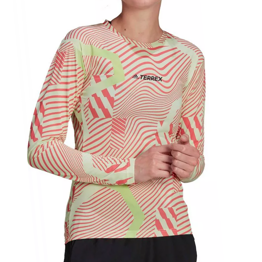 Adidas Womens Long Sleeve Terrex Long Sleeve - Lime