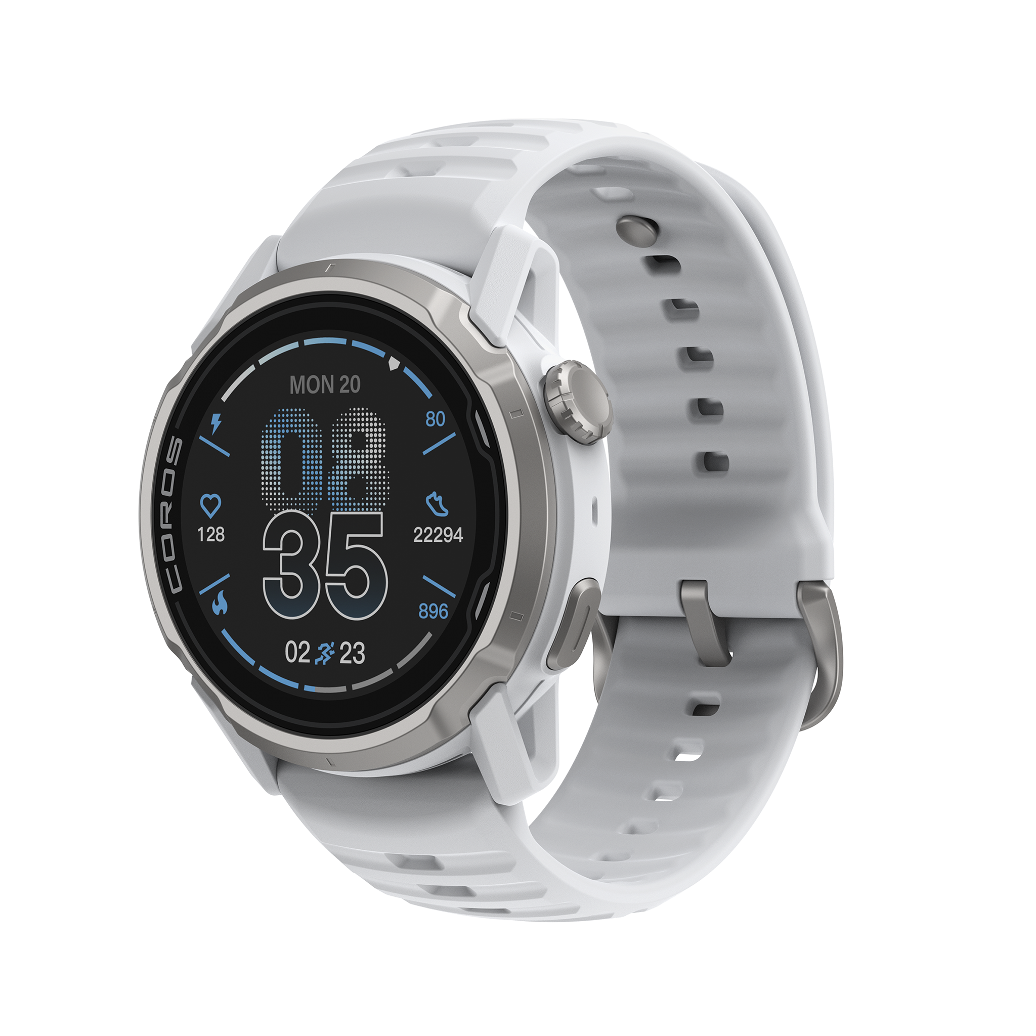 Coros Apex 4 GPS-Sportuhr 42 mm – Einheitsgröße – Weiß – Unisex