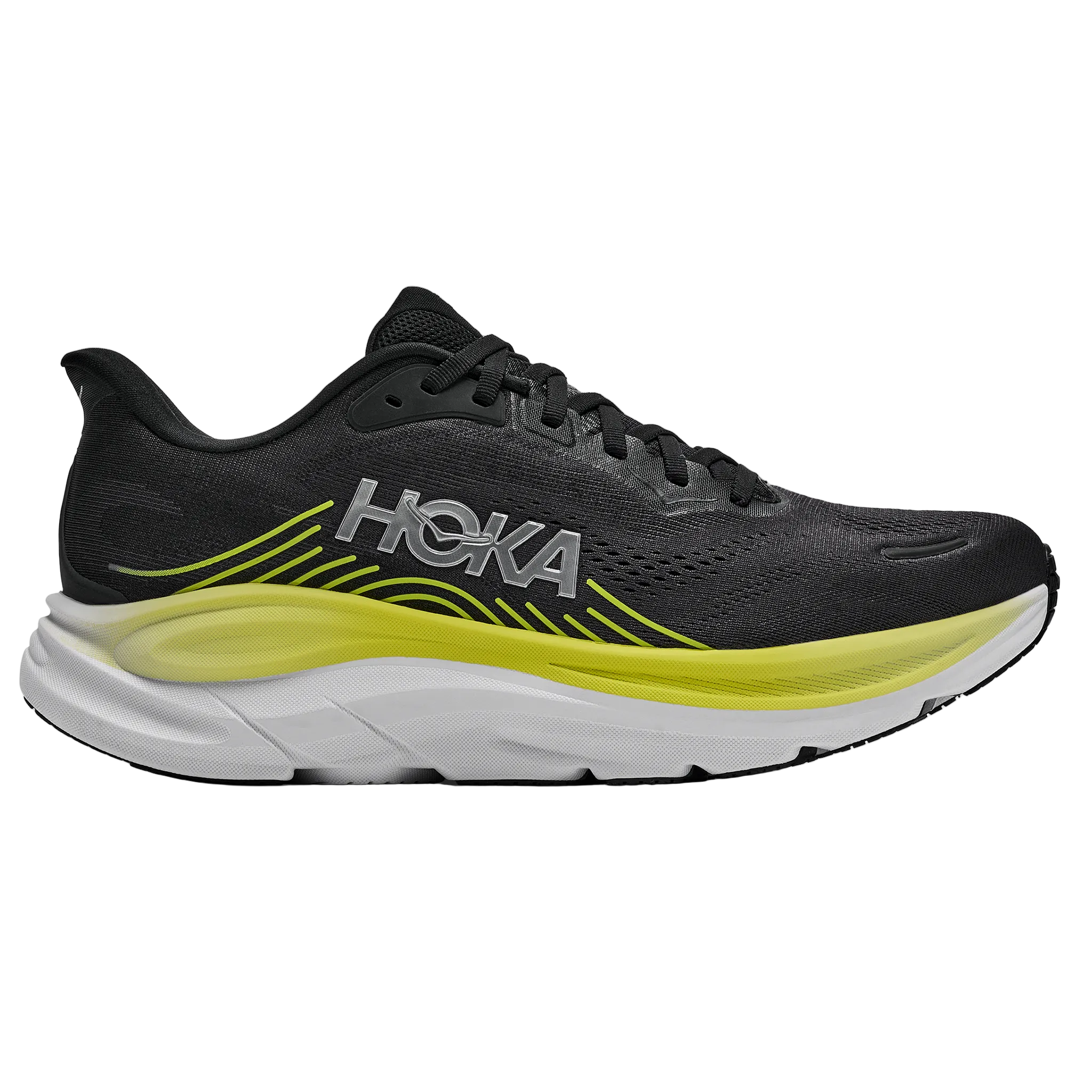 Hoka Mens Clifton 11 - Black/Cosmic Grey - Neutral - AW26