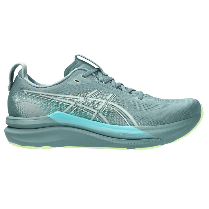 Asics Mens Gel Kayano 33  - Foggy Teal/Illuminate Yellow - Stability - AW26