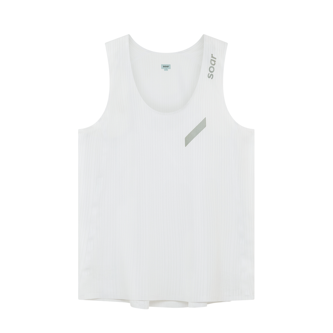 Soar Damen-Rennweste – Weiß – SS26