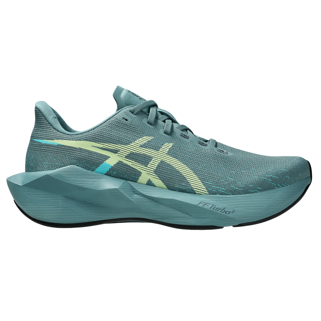 Asics Mens Novablast 6 - Foggy Teal/Illuminate Yellow - Neutral - AW26
