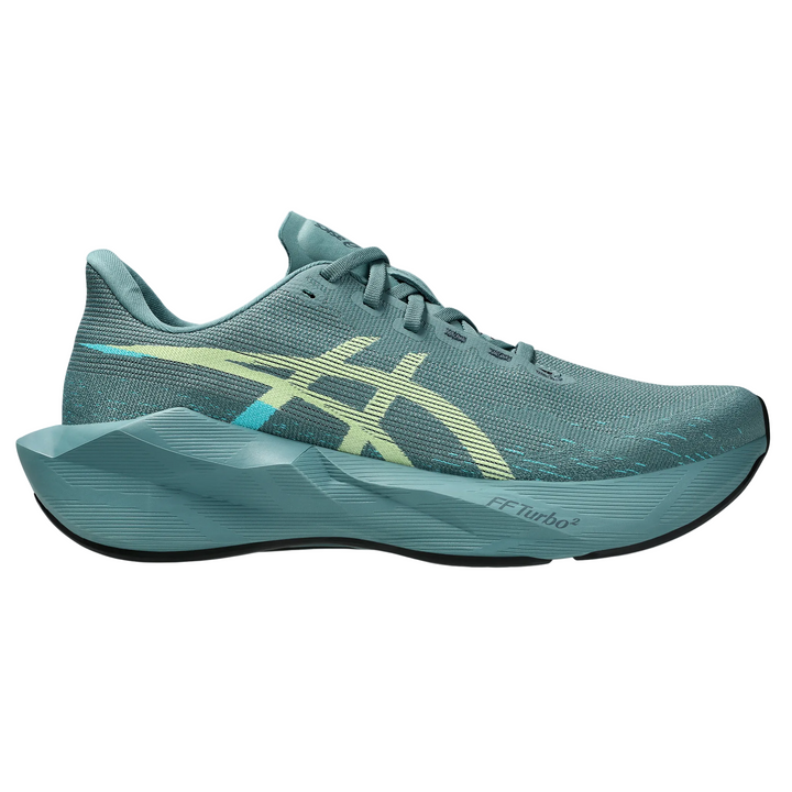 Asics Mens Novablast 6 - Foggy Teal/Illuminate Yellow - Neutral - AW26