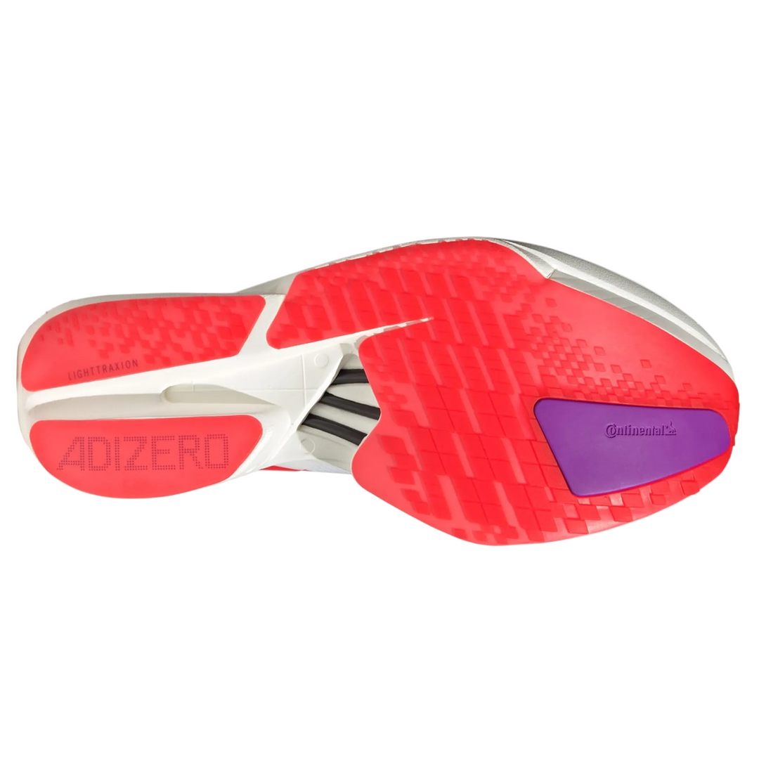 Adidas Mens Adizero Adios Pro 4 - Footwear White/Lucid Red/Shock Purple - Neutral - AW26