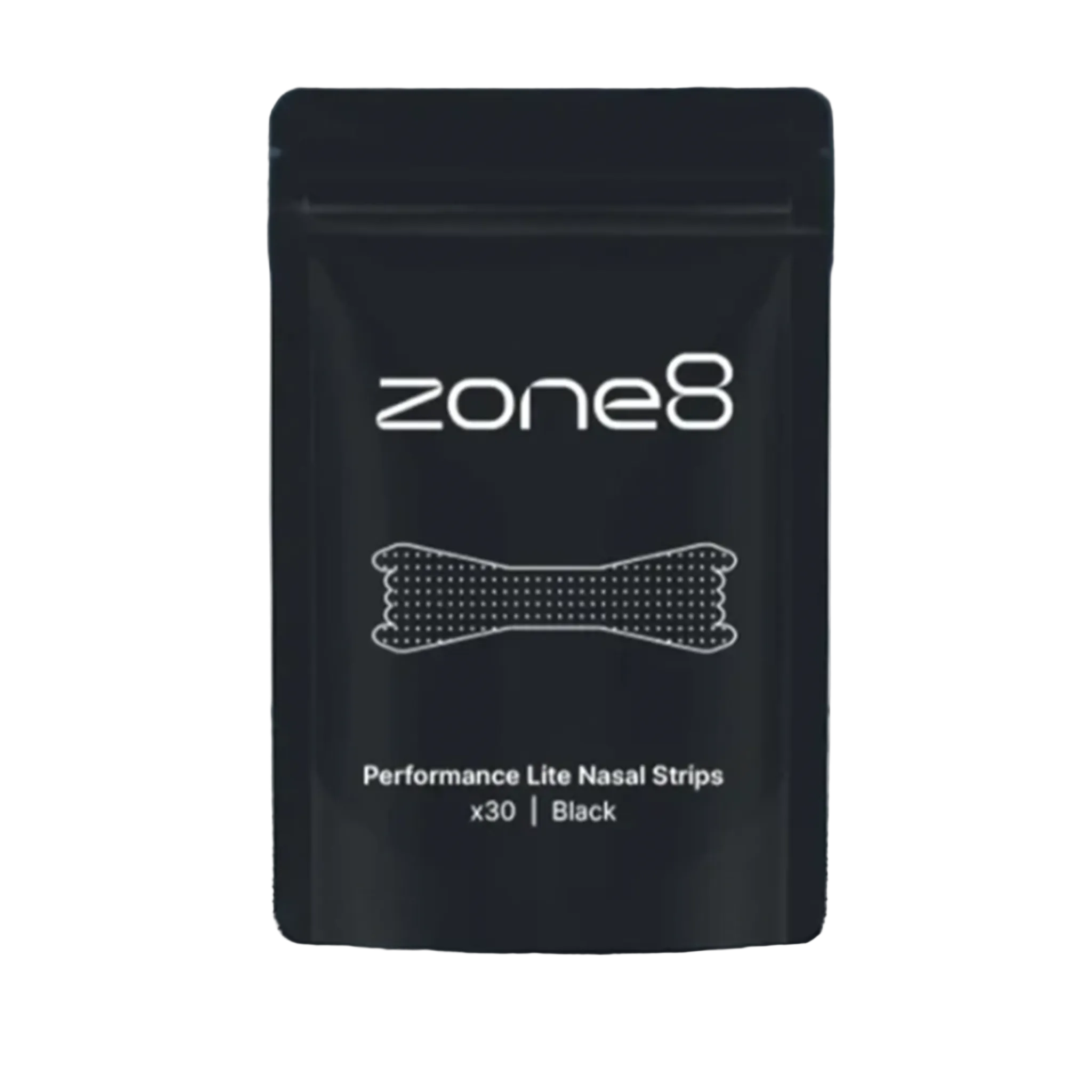 Zone8 Performance Lite Nasal Strip - Black - Pack of 30