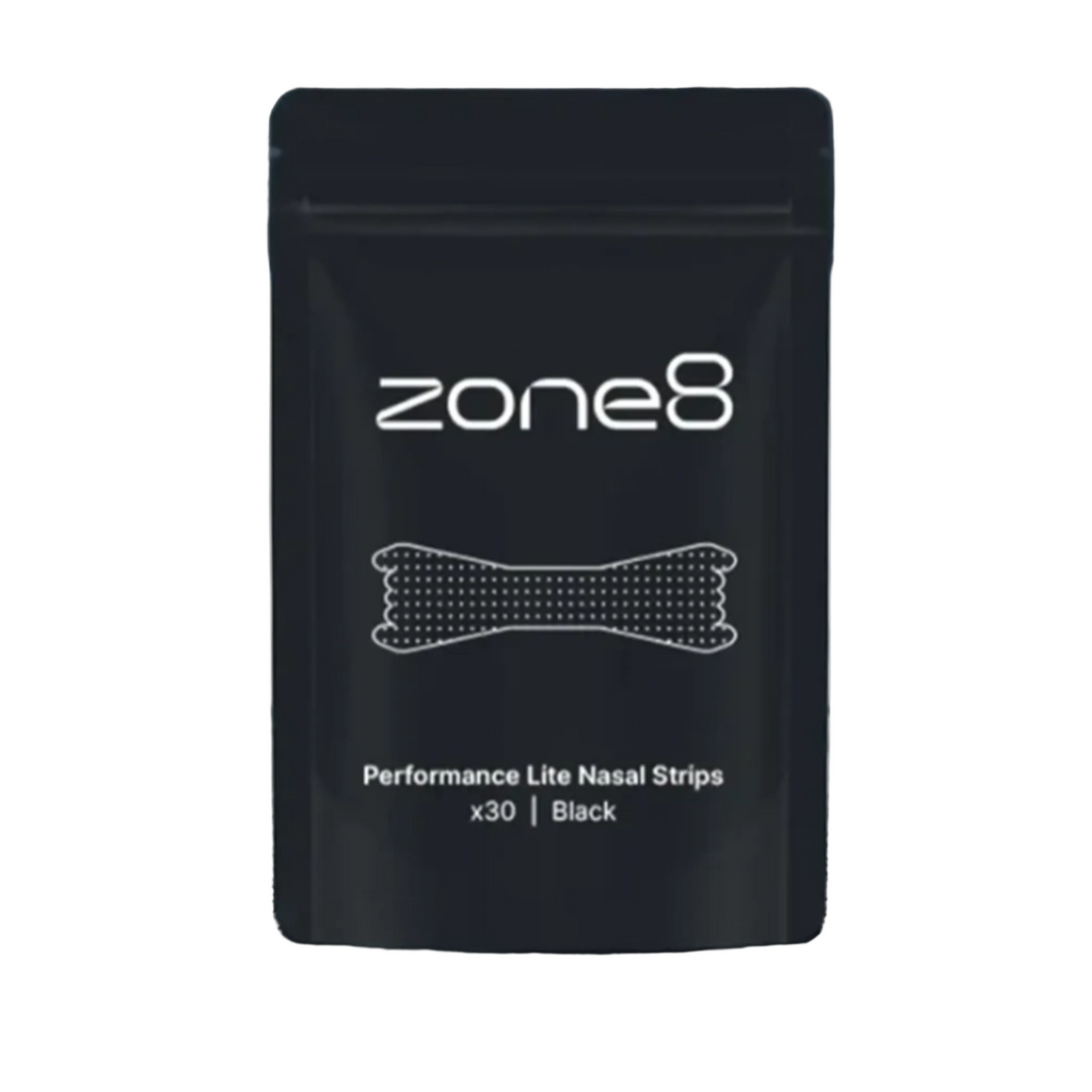 Zone8 Performance Lite Nasal Strip - Black - Pack of 30