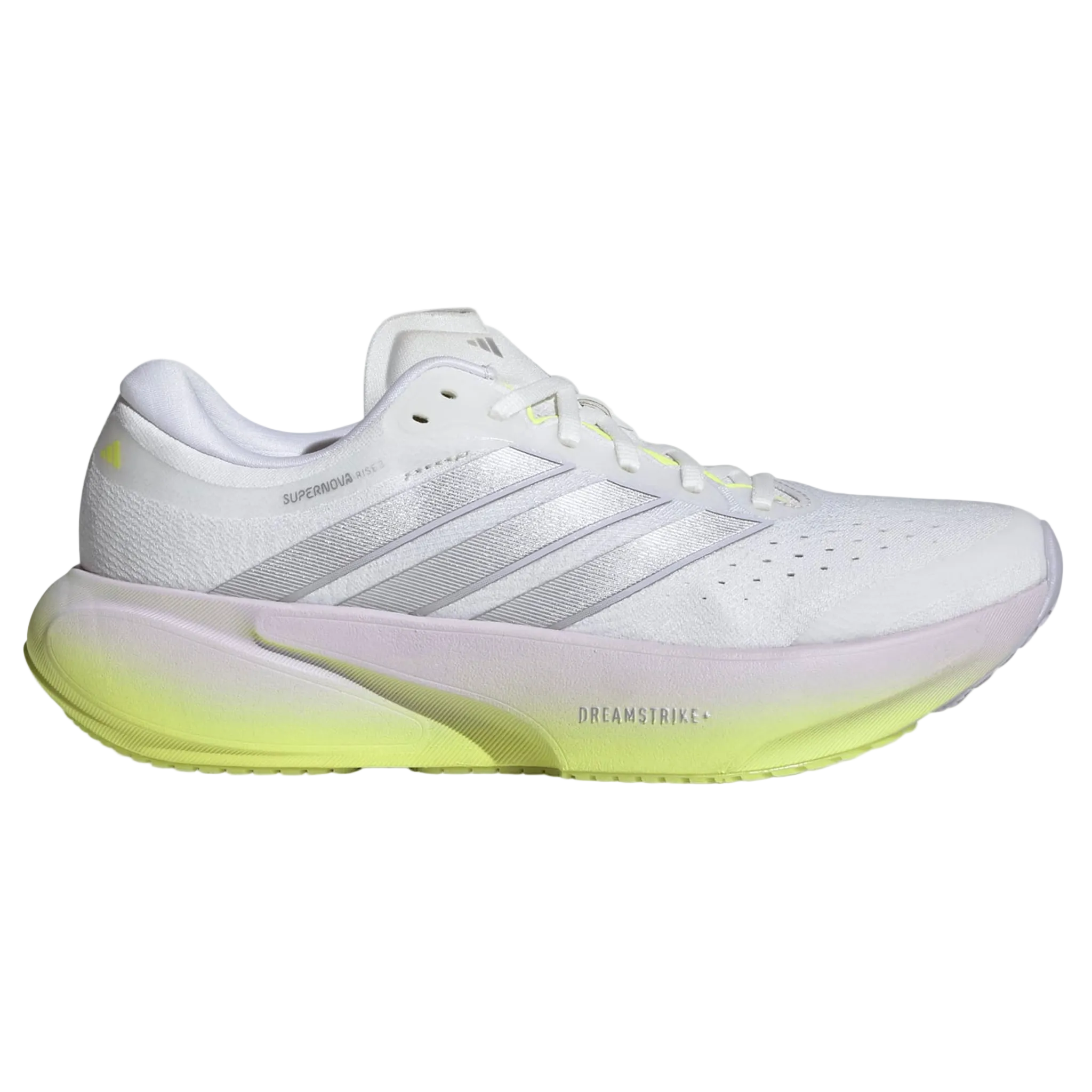 Adidas Womens Supernova Rise 3 - Crystal White/Silver Metallic/Purple Tint - Neutral - AW26