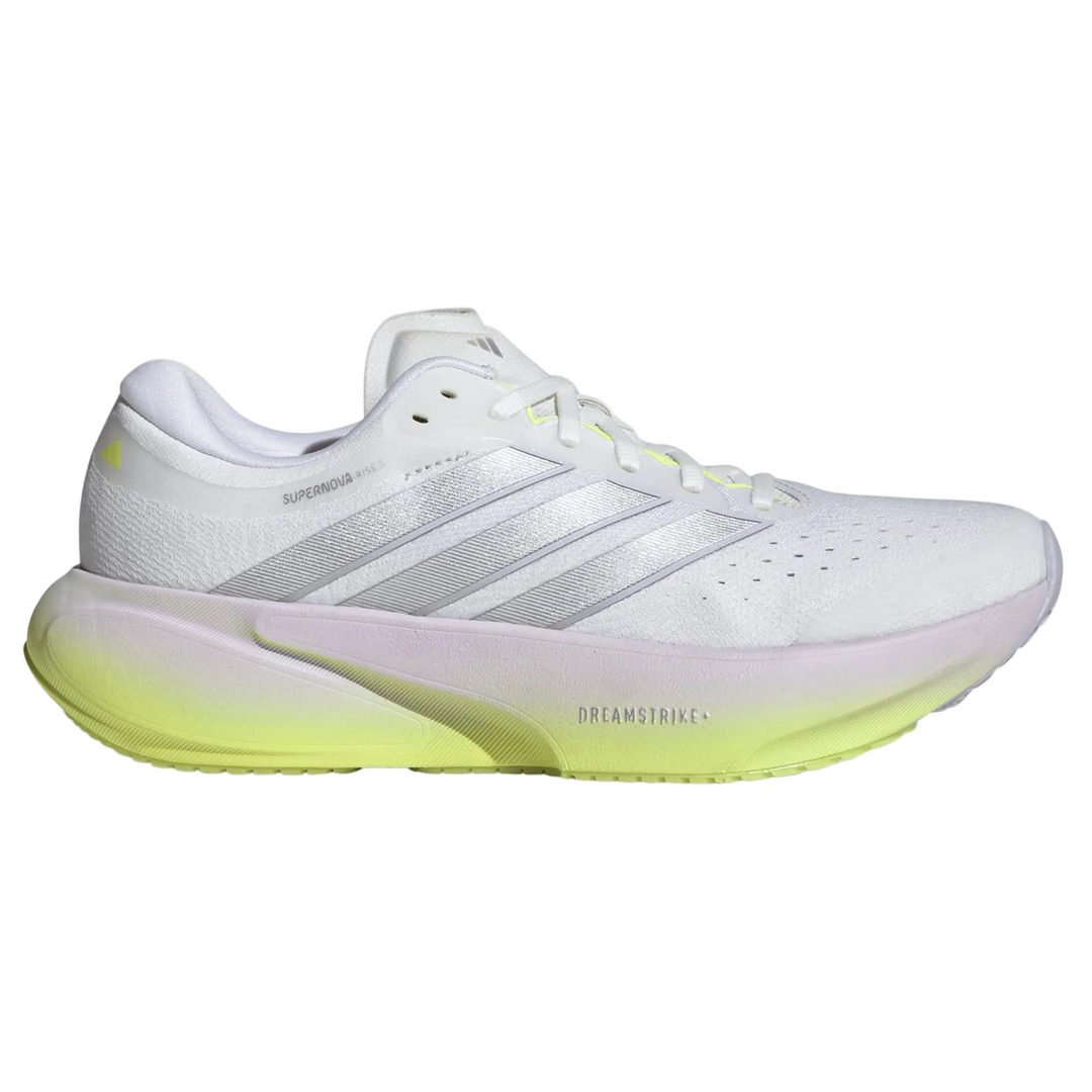 Adidas Womens Supernova Rise 3 - Crystal White/Silver Metallic/Purple Tint - Neutral - AW26