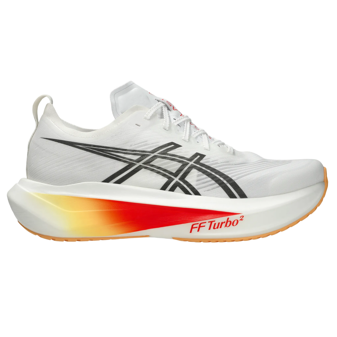 Asics Unisex Megablast Ignite - White/Orange Glow - Neutral - AW26