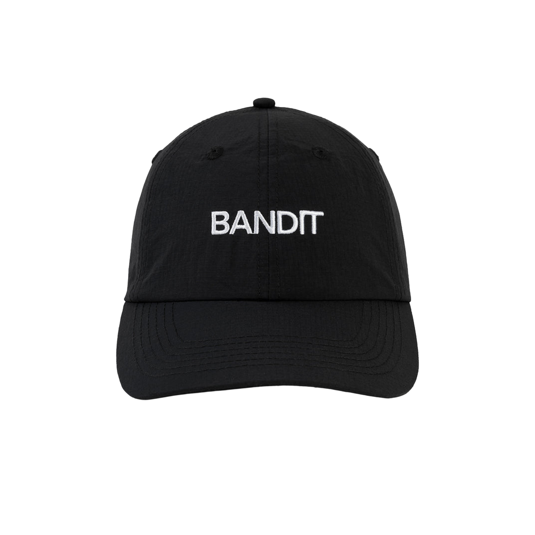 Bandit Unisex Nylon Dad Hat - Black - AW26