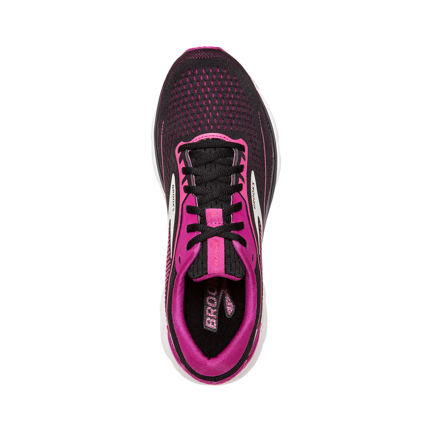 Brooks Womens Trace 2 - Black/Festival Fuchsia/Pink Flambe - Neutral