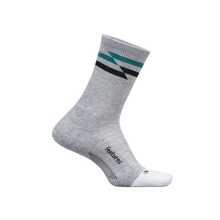 Feetures Elite Max Cushion Mini Crew - Gray Track - SS26