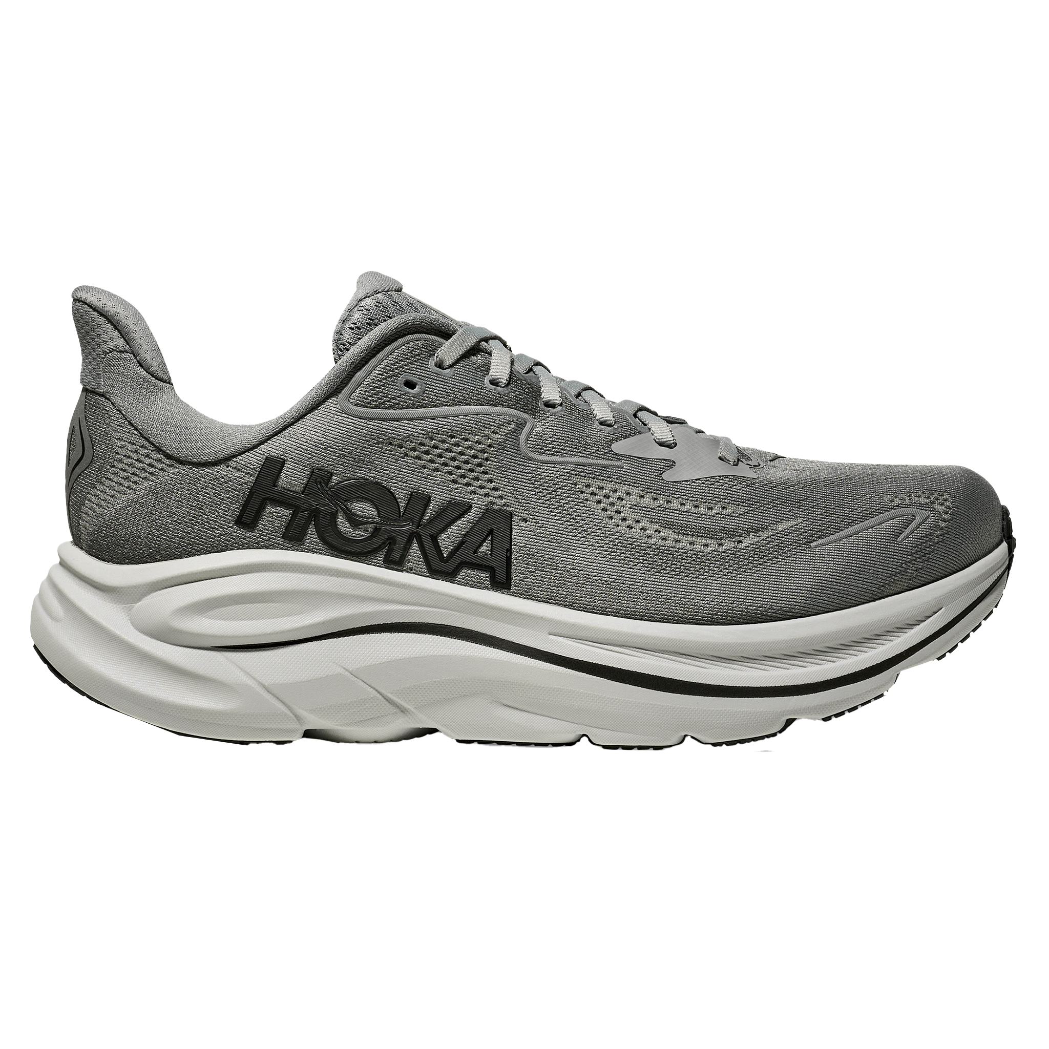 Hoka Mens Clifton 10 - Galactic Grey/Asteroid - Neutral - AW25