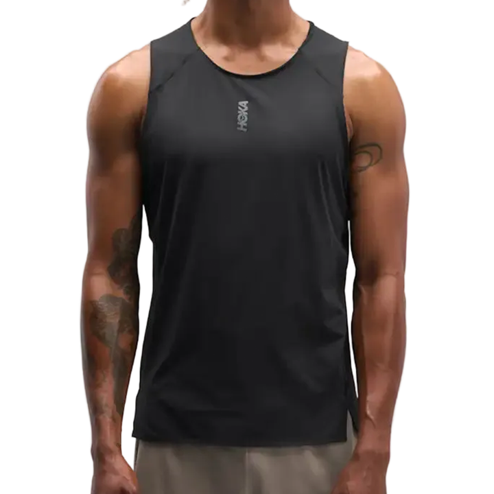 Hoka Mens Everyrun Tank - Black - AW26