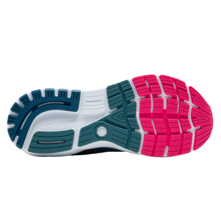 Brooks Womens Ghost 16 GTX - Moroccan Blue/Pink/Yellow - Neutral