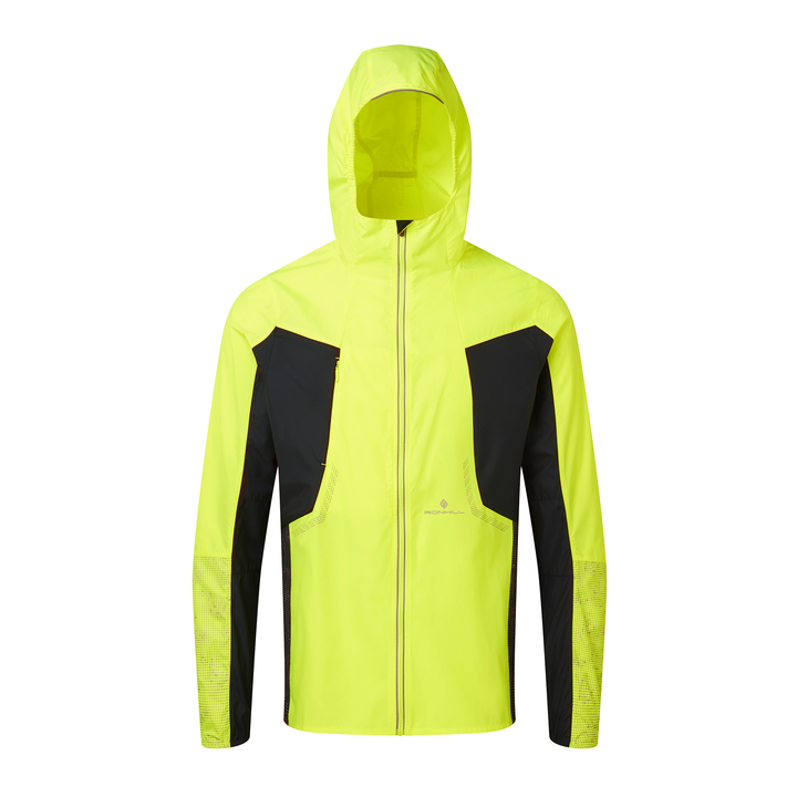 RonHill Mens Tech Reflect Jacket - Fluo Zest/Black/Reflect - AW26