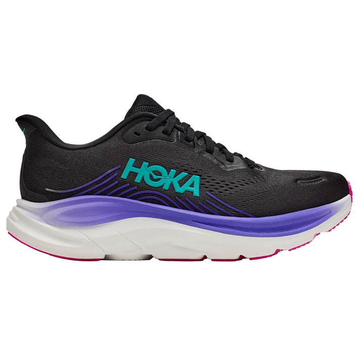 Hoka Womens Clifton 11 - Black/Neon Nebula - Neutral - AW26