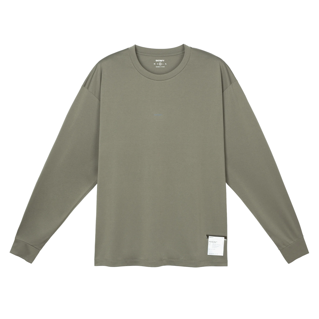 Satisfy Mens AuraLite Long Tee - Dusty Olive