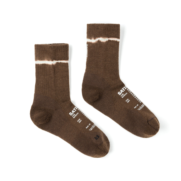 Satisfy Merino Nylon Tube Socks - Tie Dye Rocky Road - AW26